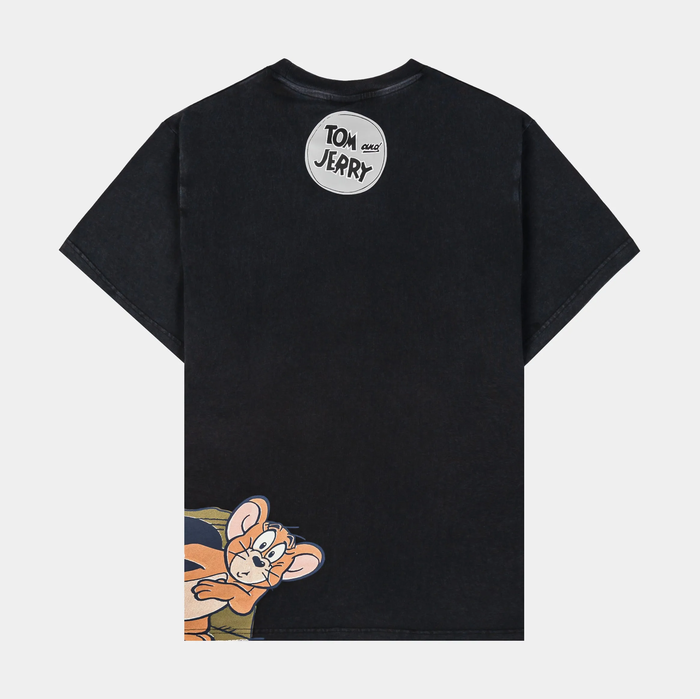 SP x Tom and Jerry Thought Mens Short Sleeve Shirt (Black/Grey)