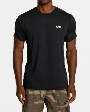 Sport Vent Banded T-Shirt - Black