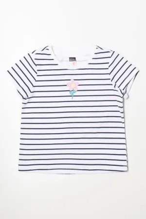 Stripe T-Shirt Navy