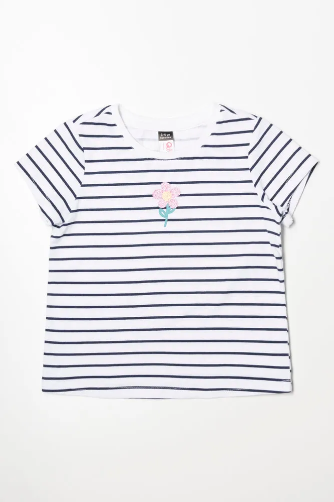 Stripe T-Shirt Navy