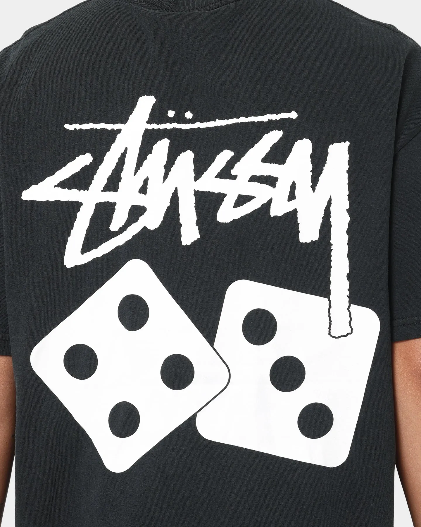 Stussy Dice 50/50 T-Shirt Pigment Black