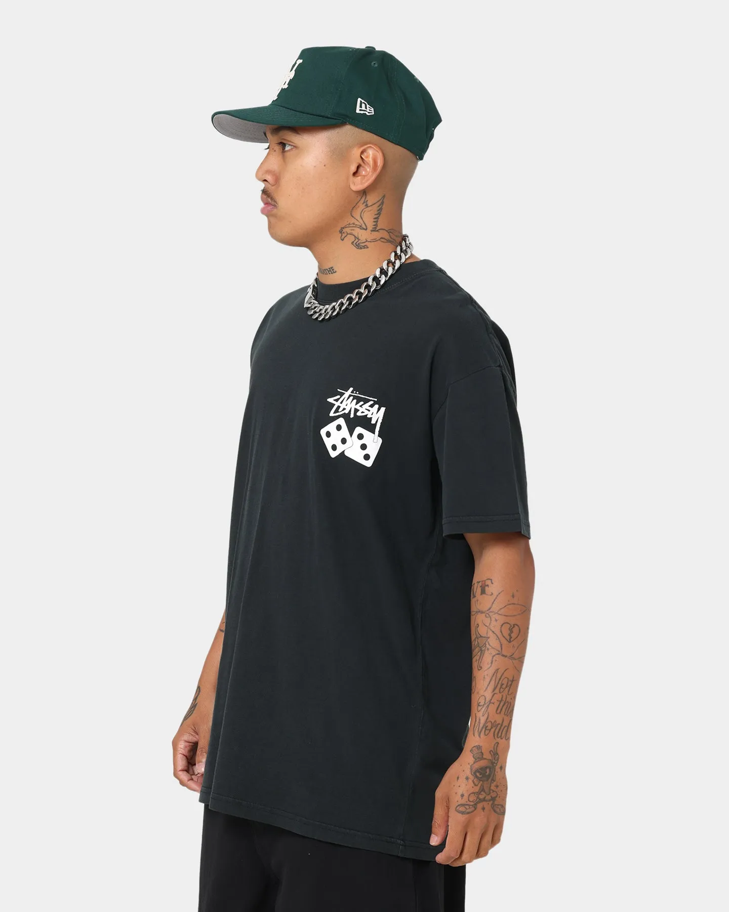 Stussy Dice 50/50 T-Shirt Pigment Black