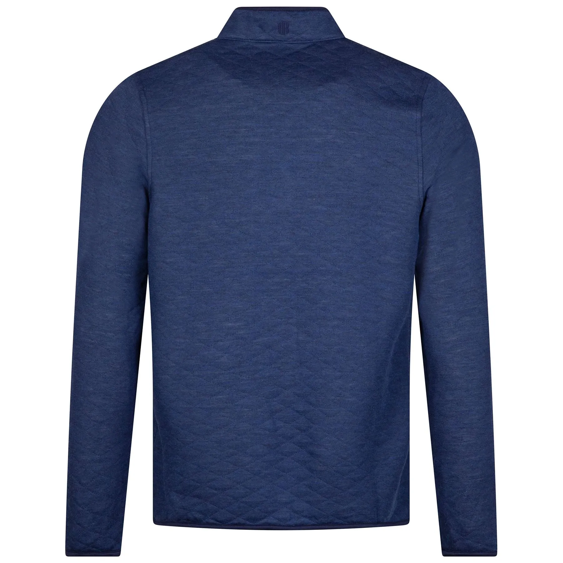 The Sullivan Snap Button Mid Layer Heathered Atlantic - SS24