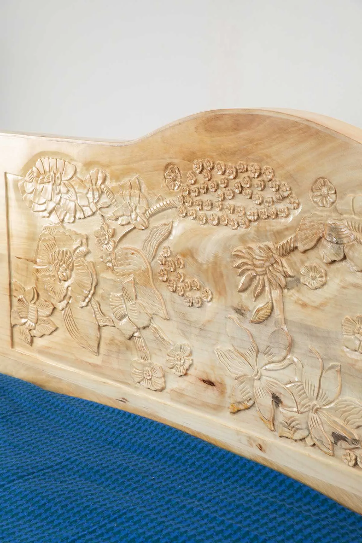 Tree Tops Hand Carved Bed