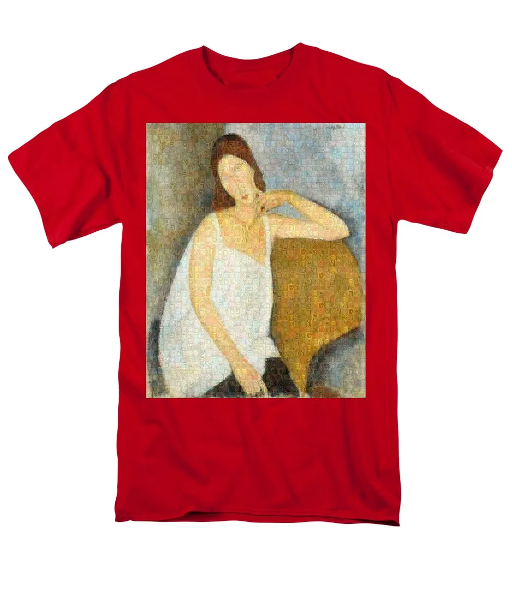 Tribute to Modigliani - 3 - Men's T-Shirt  (Regular Fit)