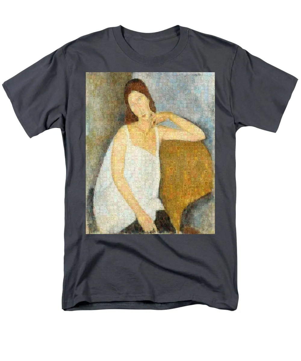 Tribute to Modigliani - 3 - Men's T-Shirt  (Regular Fit)