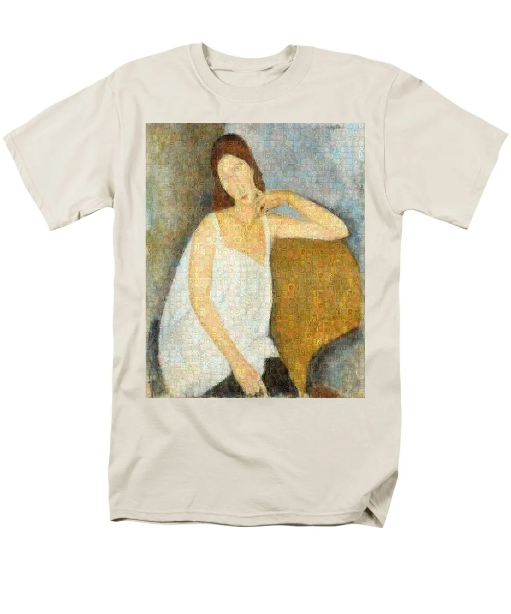 Tribute to Modigliani - 3 - Men's T-Shirt  (Regular Fit)