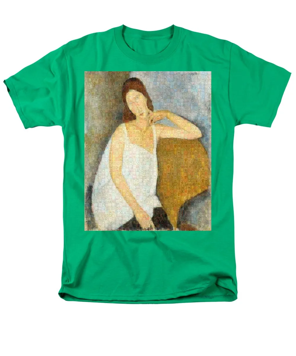 Tribute to Modigliani - 3 - Men's T-Shirt  (Regular Fit)