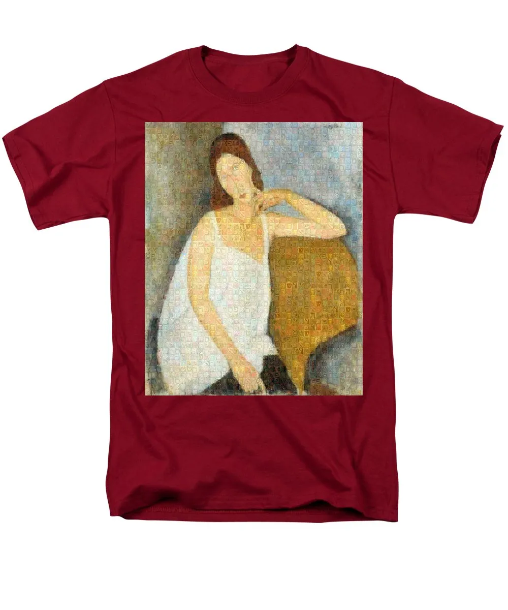 Tribute to Modigliani - 3 - Men's T-Shirt  (Regular Fit)