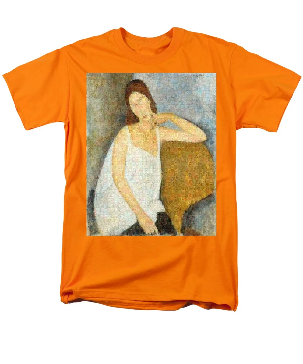 Tribute to Modigliani - 3 - Men's T-Shirt  (Regular Fit)