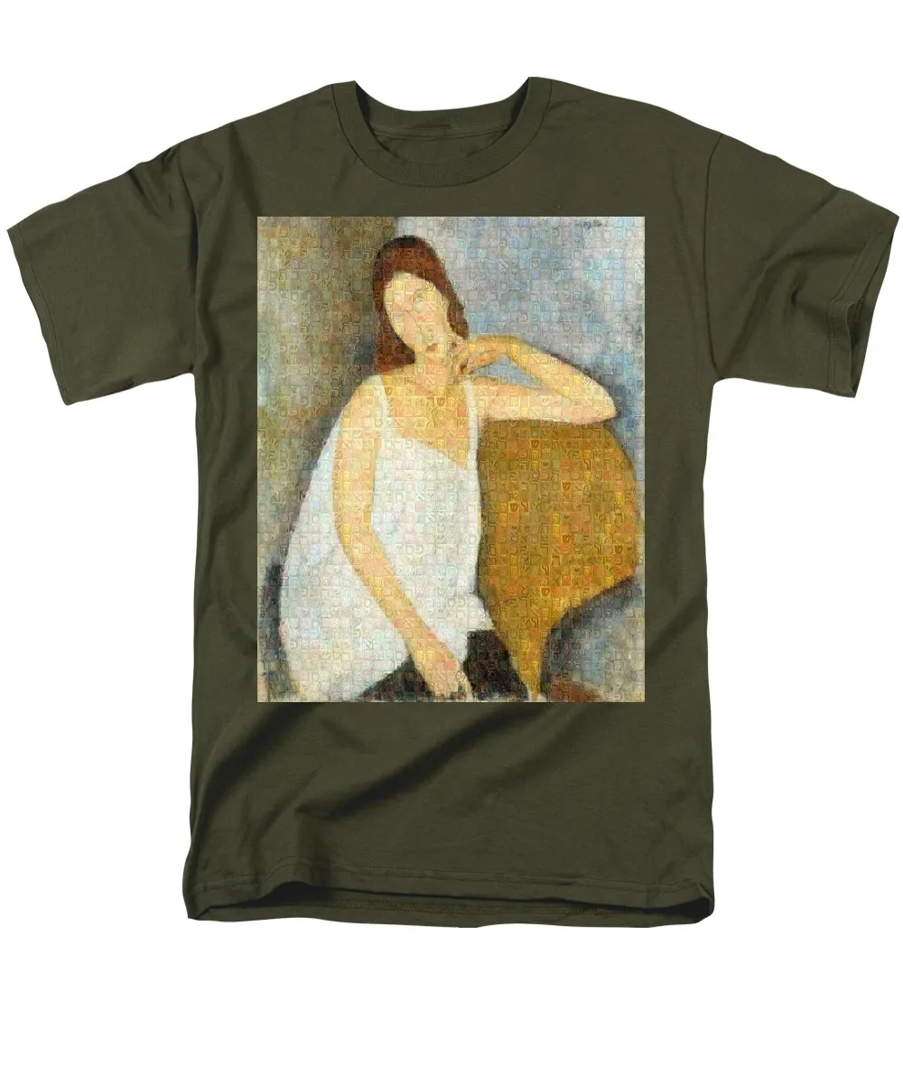 Tribute to Modigliani - 3 - Men's T-Shirt  (Regular Fit)