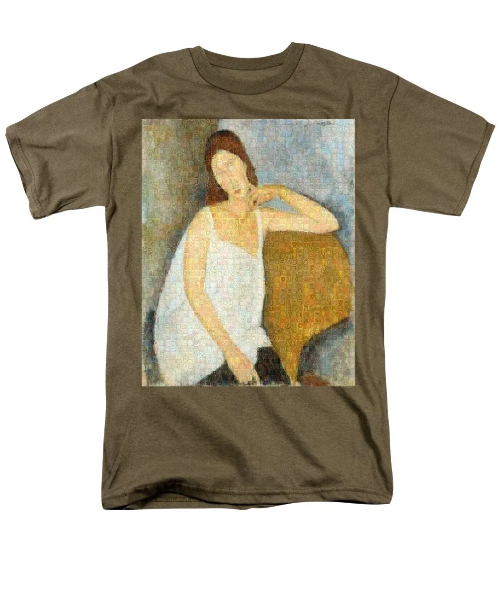 Tribute to Modigliani - 3 - Men's T-Shirt  (Regular Fit)