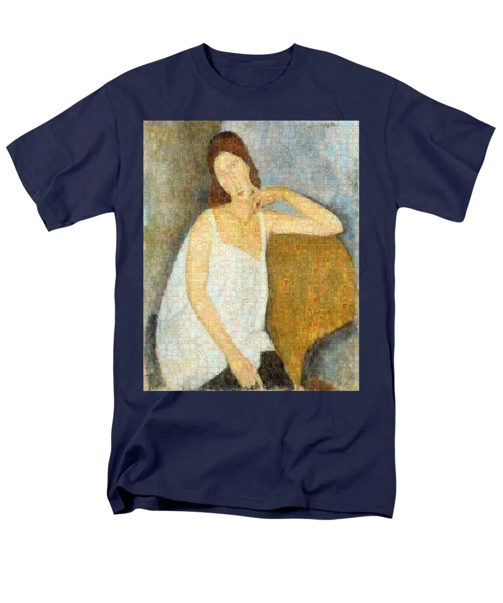 Tribute to Modigliani - 3 - Men's T-Shirt  (Regular Fit)