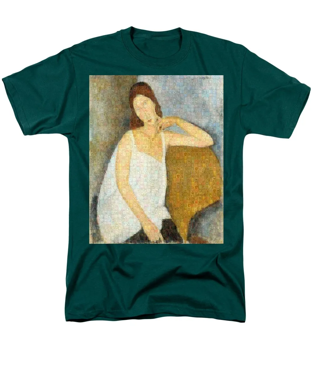 Tribute to Modigliani - 3 - Men's T-Shirt  (Regular Fit)