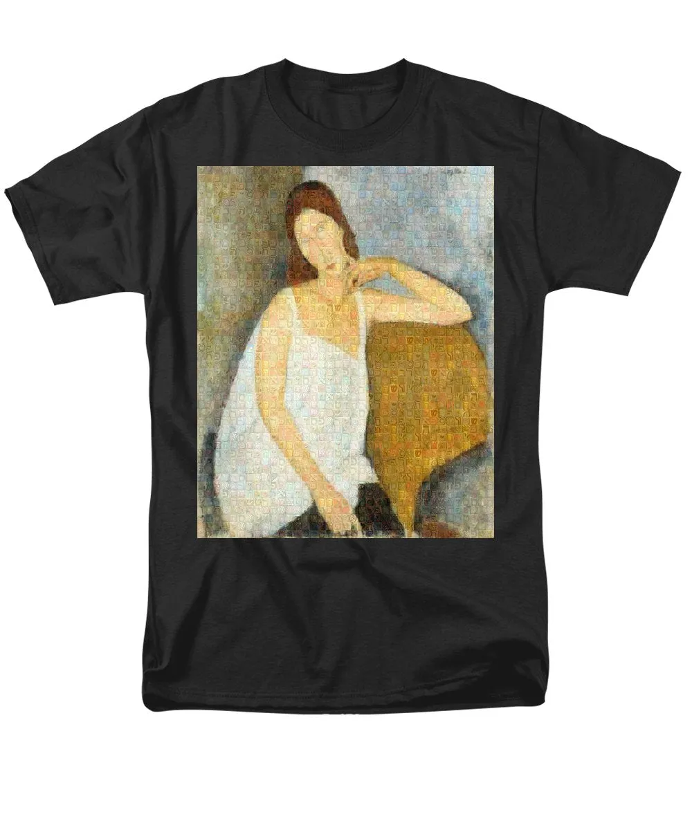 Tribute to Modigliani - 3 - Men's T-Shirt  (Regular Fit)