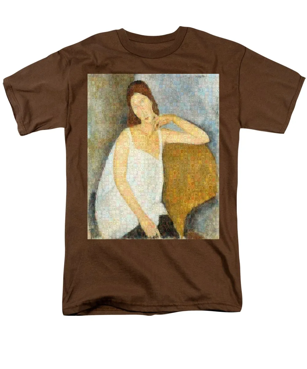 Tribute to Modigliani - 3 - Men's T-Shirt  (Regular Fit)