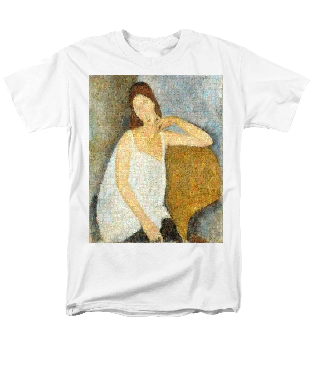 Tribute to Modigliani - 3 - Men's T-Shirt  (Regular Fit)