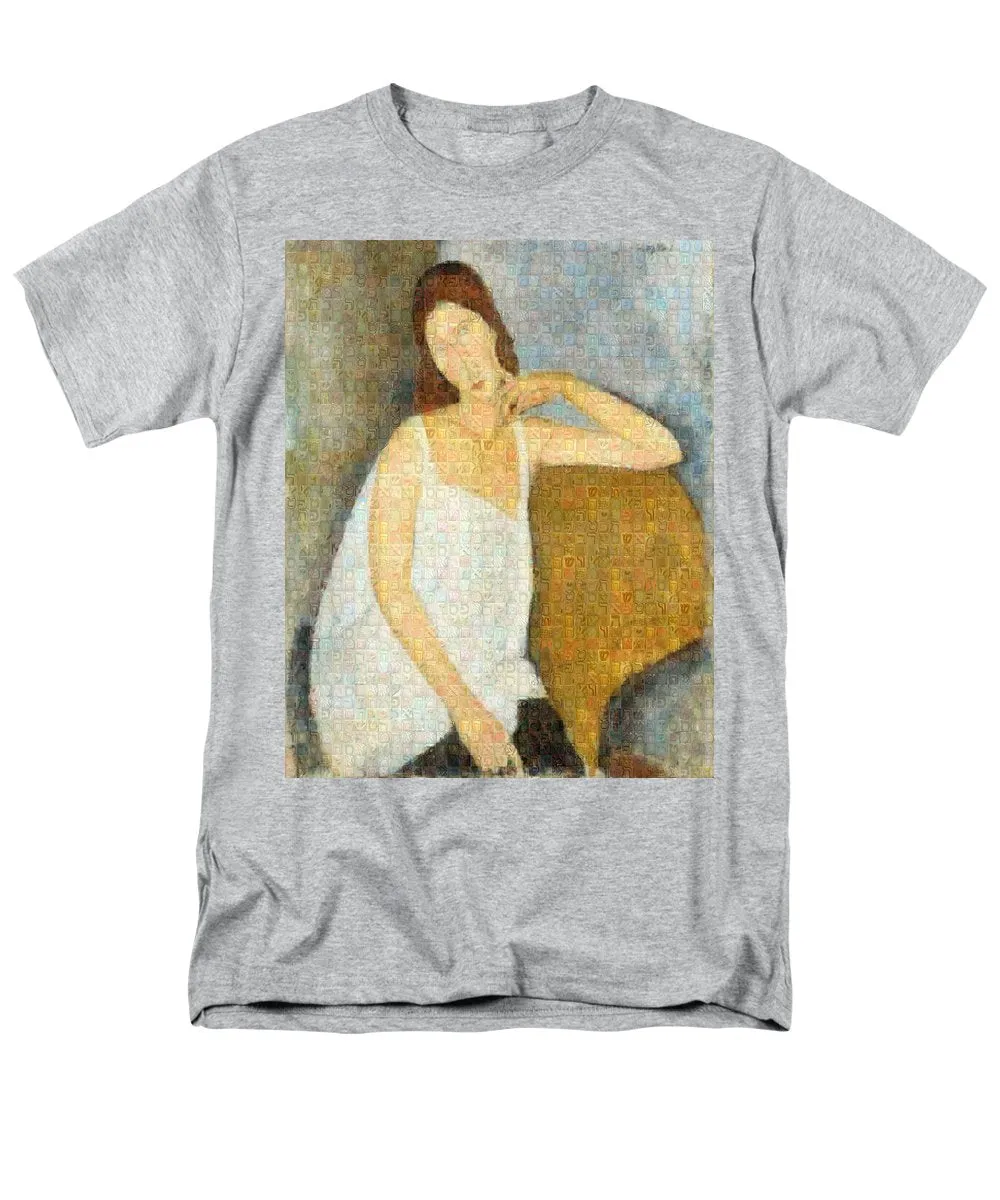 Tribute to Modigliani - 3 - Men's T-Shirt  (Regular Fit)