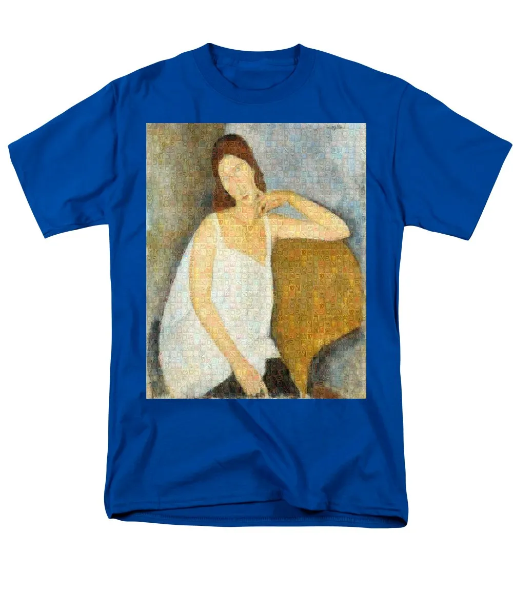 Tribute to Modigliani - 3 - Men's T-Shirt  (Regular Fit)