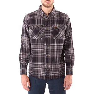 TWO-POCKET BUTTON DOWN FLANNEL SHIRT