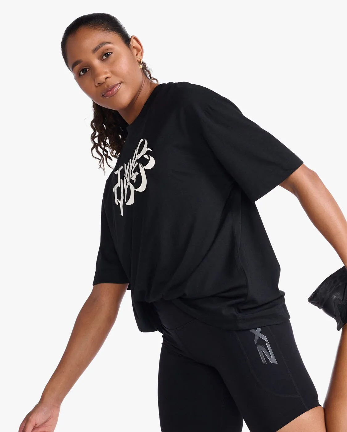 Women's Form Boyfriend Tee - Black