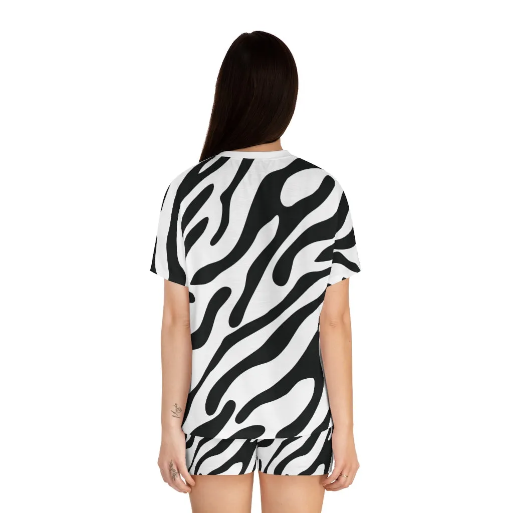 Zebra Print | Women's Short Pajama Set