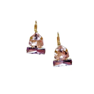 Zoda  - Suzanne Gem Earring - Pink